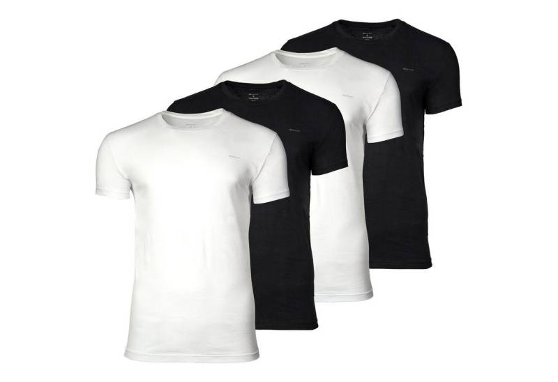 Gant T-Shirt Herren T-Shirt 4er Pack Baumwolle (Packung, 4er Pack) von Gant