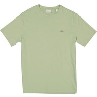 Gant Herren T-Shirt grün Baumwolle von Gant