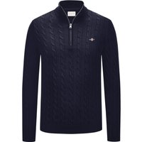 Gant Troyer aus Baumwollstrick mit Zopfmuster und Logo-Stickerei in XL von Gant