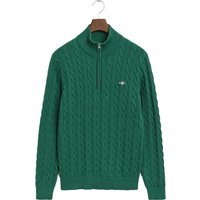 Gant Troyer aus Baumwollstrick mit Zopfmuster und Logo-Stickerei in XXL von Gant