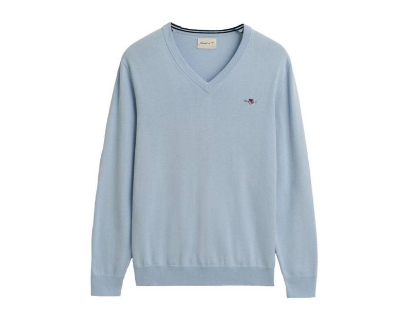 Gant V-Ausschnitt-Pullover 8030562 Gant Herren V-Neck Pullover aus Baumwolle von Gant