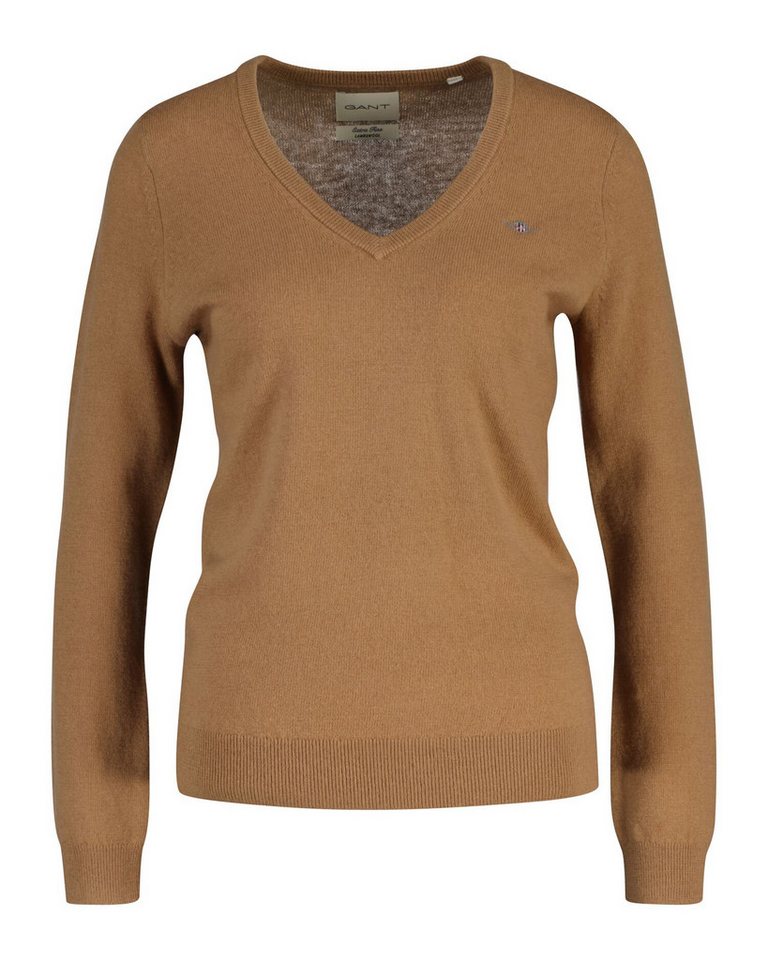 Gant V-Ausschnitt-Pullover EXTRAFINE LAMBSWOOL V-NECK von Gant