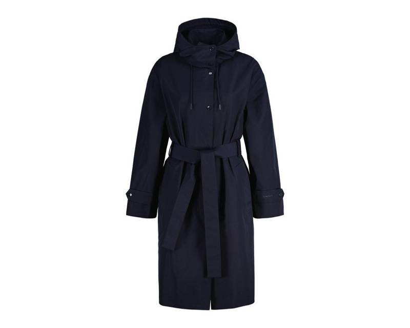 Gant Windbreaker 4751117 Damen Wind Kurzmantel Regular Fit mit abnehmbarer Kapuze von Gant