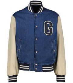 Herren Collegejacke DENIM VARSITY JACKET von Gant