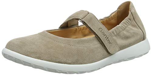 Ganter Damen Gabby-G Geschlossene Ballerinas, Beige (Taupe 19000), 40 EU von Ganter