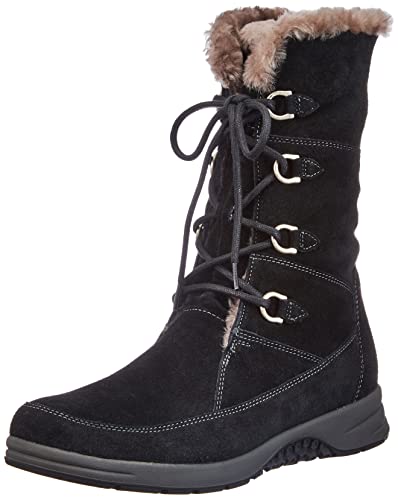 Ganter Damen Gwenda-G Halblange Stiefel, schwarz, 41 EU von Ganter