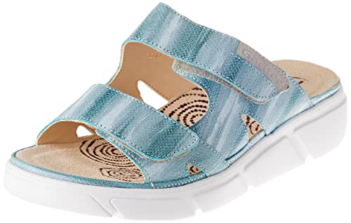 Ganter Damen Halina Hausschuh, türkis, 38 EU Weit Ganter Damen Halina Hausschuh, türkis, 38 EU Weit von Ganter