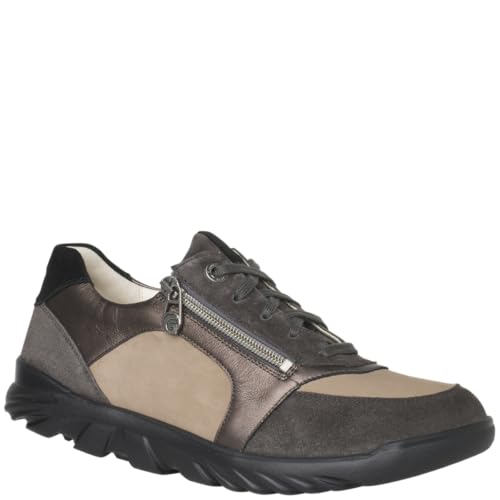 Ganter Damen Haylie-H Sneaker, Taupe, antrazit, 43 EU Weit von Ganter