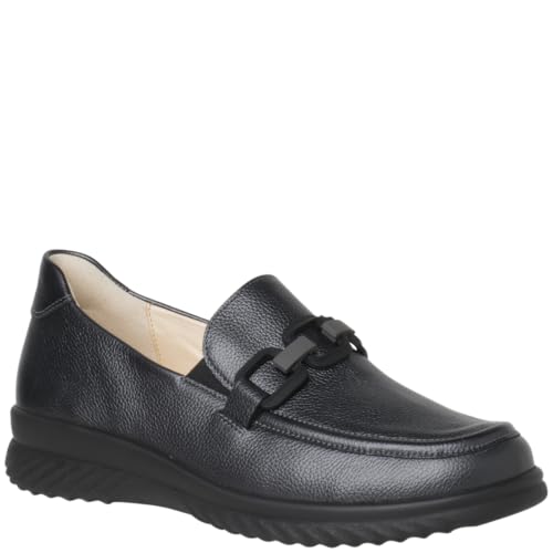 Ganter Damen Heike-H Slipper, Darkgrey, 40.5 EU Weit von Ganter