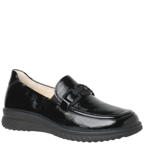 Ganter Damen Heike-H Slipper, schwarz, 40.5 EU Weit von Ganter