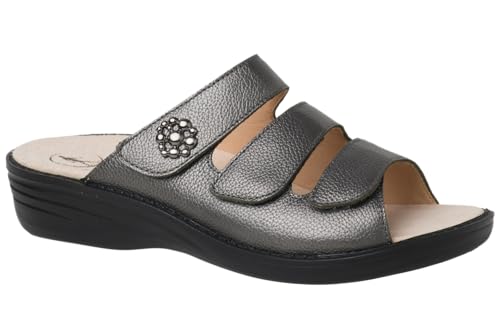 Ganter Damen Hera Hausschuh, antrazit, 40 EU Weit Ganter Damen Hera Hausschuh, antrazit, 40 EU Weit von Ganter
