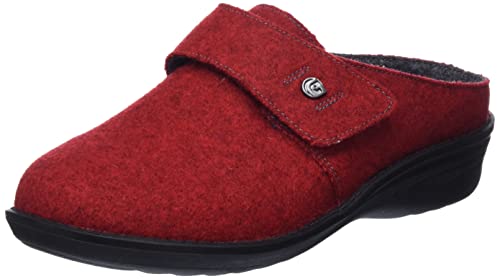 Ganter Damen Hera Hausschuh, red, 41 EU Weit von Ganter