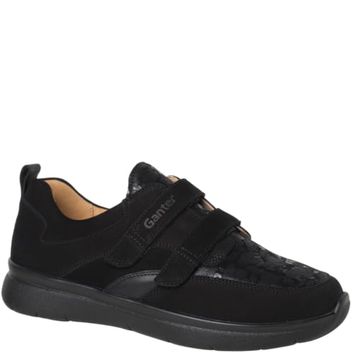 Ganter Damen KIRA Sneaker, schwarz, 38.5 EU X-Weit von Ganter