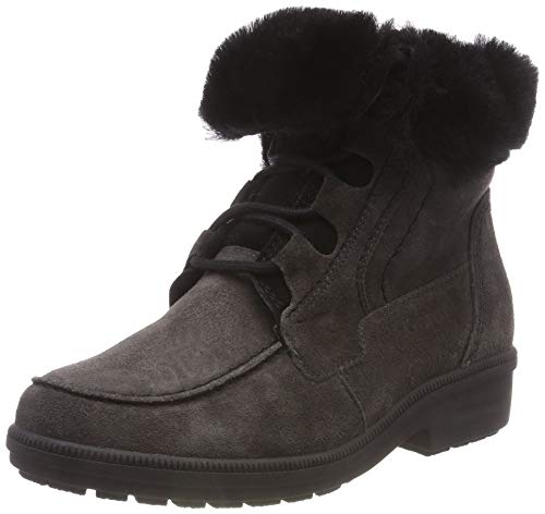 Ganter Damen Kathy-K Stiefeletten, Grau (antrazit/schwarz 6201) von Ganter