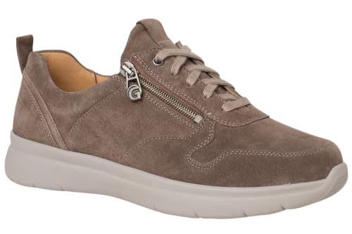 Ganter Damen Kira Sneaker, darktaupe, 37.5 EU X-Weit von Ganter