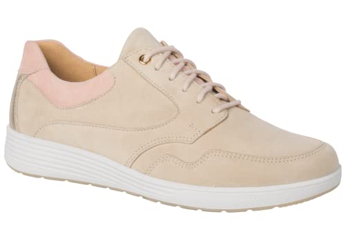 Ganter Damen Klara Sneaker, Ivory, Rose, 38.5 EU X-Weit von Ganter