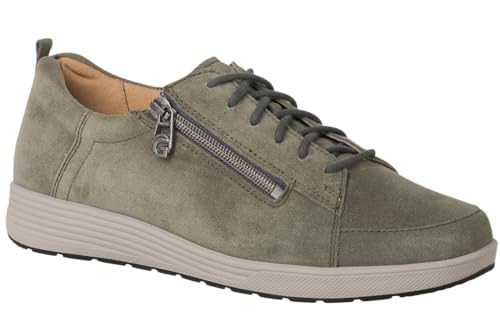 Ganter Damen Klara Sneaker, Khaki, 40.5 EU X-Weit von Ganter