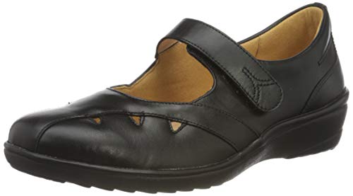 Ganter Damen SENSITIV Helga-H Geschlossene Ballerinas, Schwarz (schwarz 0100), 37 EU von Ganter