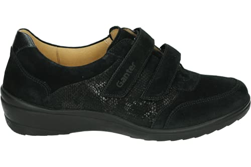 Ganter Damen SENSITIV Helga-H Slipper, Schwarz (Schwarz 1000), 42 EU Weit von Ganter