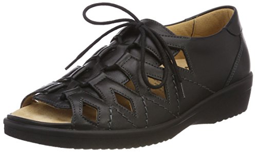 Ganter Damen SENSITIV Inge-I Geschlossene Sandalen, Schwarz (Schwarz) von Ganter