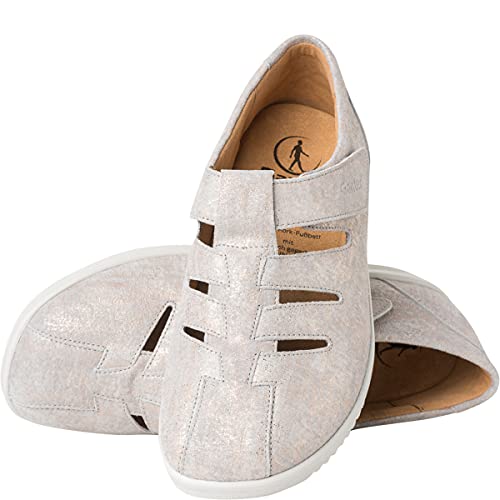 Ganter Damen SENSITIV Inge-I Slipper, Grau (Grey 6000), 42 EU Weit von Ganter