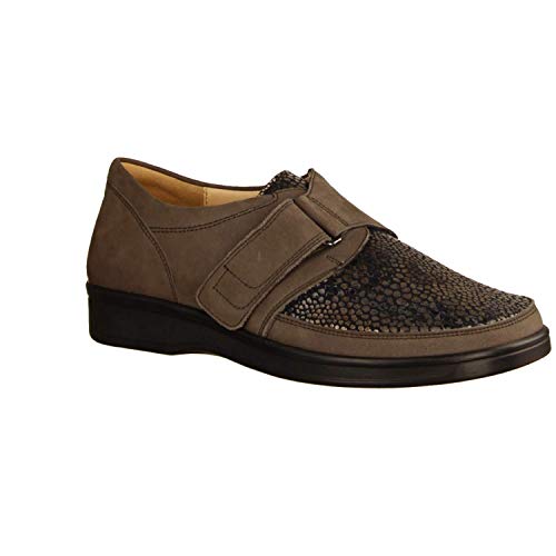 Ganter Damen SENSITIV Karin-K Slipper, Grau (Vulcano/Bronce 67700) von Ganter