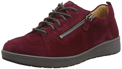 Ganter Damen SENSITIV Klara-K Sneaker, Rot (Rubin 43000), 38 EU X-Weit von Ganter