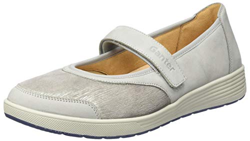 Ganter Damen Sensitiv Klara-k Geschlossene Ballerinas, Light Grey, 41 EU X-Weit von Ganter