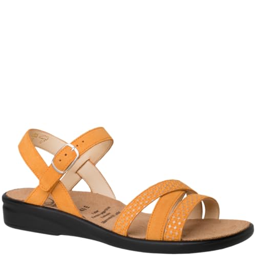 Ganter Damen Sonnica Sandale, orange, 35 EU X-Schmal von Ganter