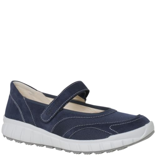 Ganter EVO Damen Ballerinas, Navy, 38.5 EU Weit von Ganter