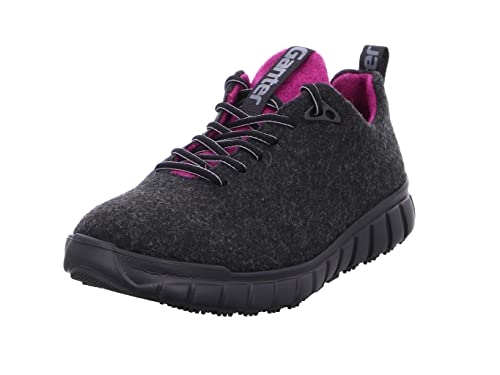 Ganter EVO Damen-H Sneaker, schwarz, pink, 38.5 EU von Ganter