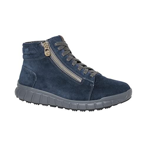Ganter Evo-Damen Halblange Stiefel, Blue, 38 EU Weit von Ganter