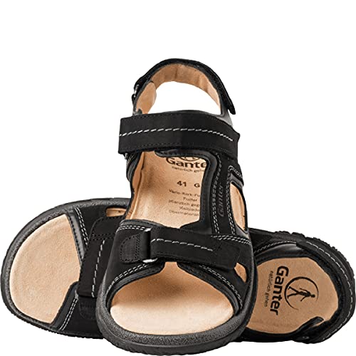 Ganter Herren Giovanni, Weite G Sandalen, Schwarz, 41 EU von Ganter