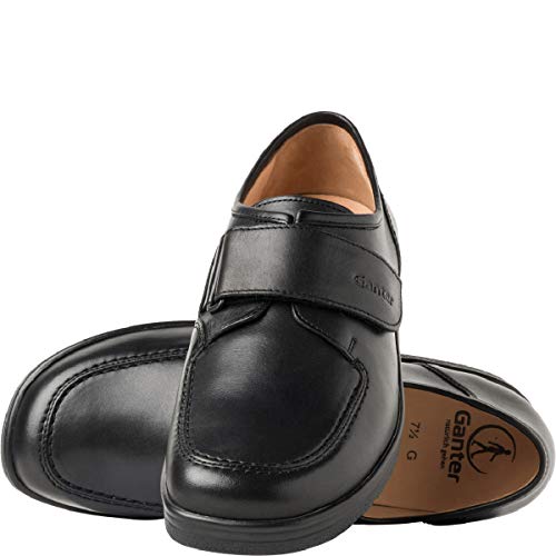 Ganter Herren Eric-i Slipper, Schwarz, 42 EU Weit von Ganter