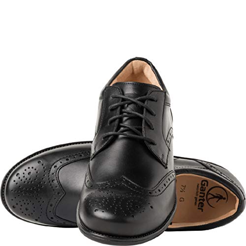 Ganter Herren GREG-G Brogue Schnürhalbschuhe, Mehrfarbig (schwarz 0100), 47 EU von Ganter