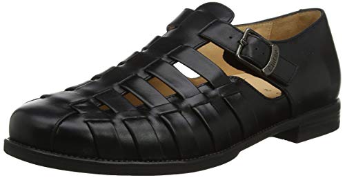 Ganter Herren Greg, Weite G Slipper, Schwarz Schwarz 0100, 47 EU von Ganter