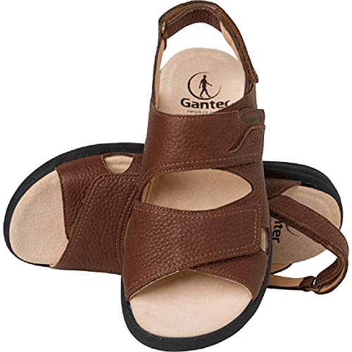 Ganter Herren harry - H, drie klittenbandsandalen Sandale, Nut, 43 EU von Ganter