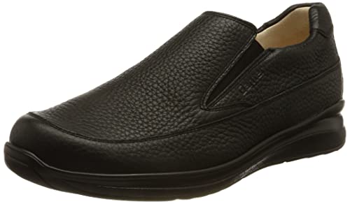 Ganter Herren Harald Flacher Slipper, schwarz, 39 EU Weit von Ganter