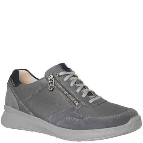 Ganter Herren Harald Sneaker, Greyblue, 40 EU Weit von Ganter