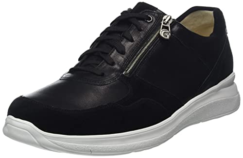 Ganter Herren Harald Sneaker, schwarz, 46 EU Weit von Ganter
