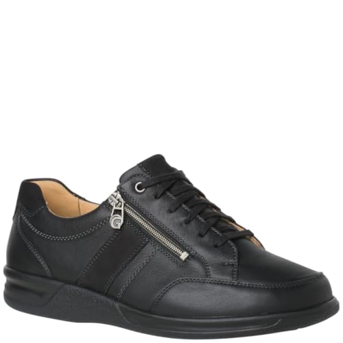 Ganter Herren Kurt-K Sneaker, schwarz, 46 EU X-Weit von Ganter