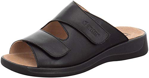 Ganter Damen Monica-g Pantoletten, Schwarz, 42 EU von Ganter