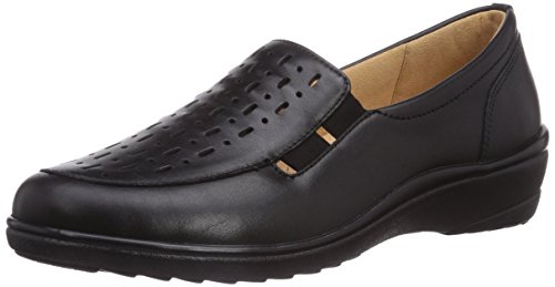 Ganter SENSITIV HELGA, Weite H, Damen Slipper, Schwarz (schwarz 0100), 36 EU (3.5 Damen UK) von Ganter