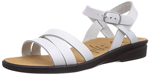 Ganter SONNICA-E, Damen Offene Sandalen, Weiß (weiss 0200), 40 EU (6.5 UK) von Ganter