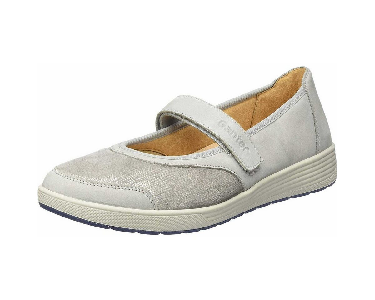 Ganter Sportliche Slipper für Damen in grau grau Ballerina (1-tlg) von Ganter