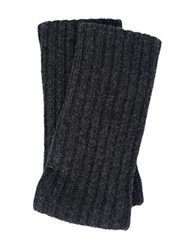 FosterNatur, Merino Armwärmer/Pulswärmer, 100% Wolle (Anthrazit) von FosterNatur