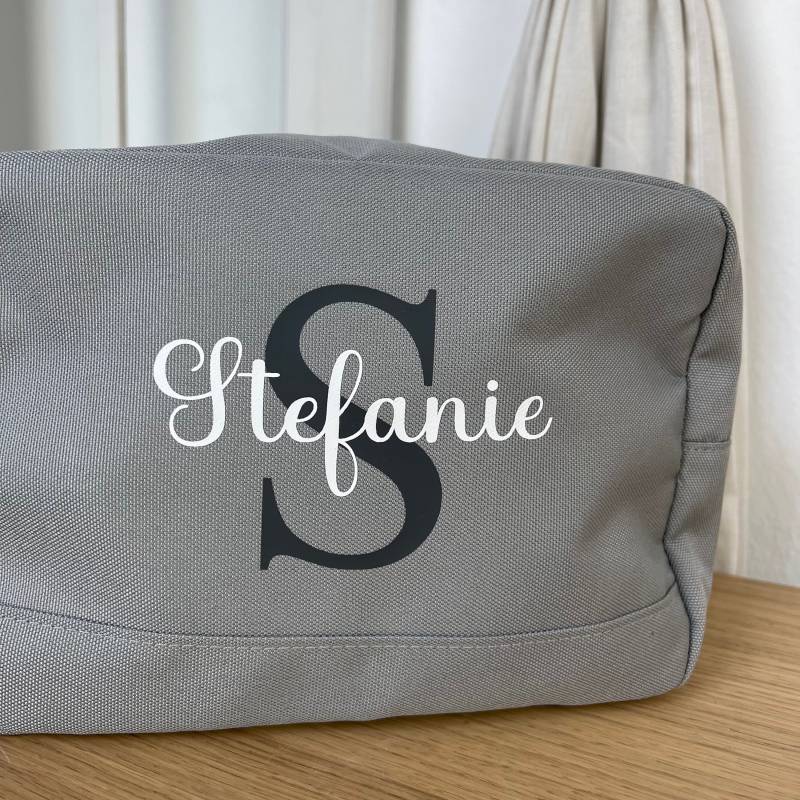 Personalisierte Kosmetiktasche | Kulturtasche Geburtstagsgeschenk Weihnachtsgeschenk Name Reisetasche Urlaub Hochzeitsgeschenk von Ganznachwunsch