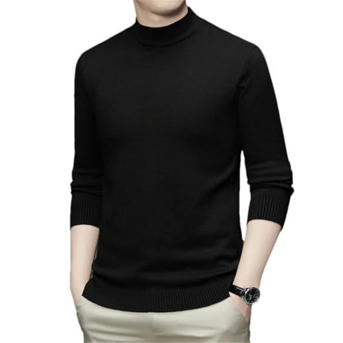 GaoLeAve Herren-Pullover mit Stehkragen und Langen Ärmeln einfarbig weich warm und bequem BK001 XXS GaoLeAve Herren-Pullover mit Stehkragen und Langen Ärmeln einfarbig weich warm und bequem BK001 XXS von GaoLeAve