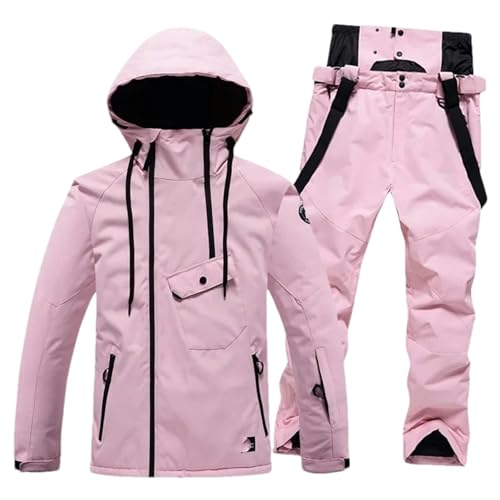 GaoLeAve Snowboarden Anzüge Männer Winter Ski Anzug Frauen Verdicken Winddicht Warme Schnee Jacke Hosen Wasserdichte Ski-Sets H217_b S von GaoLeAve