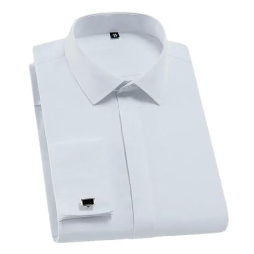 Herrenhemd mit Umschlagmanschetten langärmelig elegant Gentleman romantisch für Hochzeiten Partys Business weiße Hemden 5-539 S Herrenhemd mit Umschlagmanschetten langärmelig elegant Gentleman romantisch für Hochzeiten Partys Business weiße Hemden 5-539 S von GaoLeAve